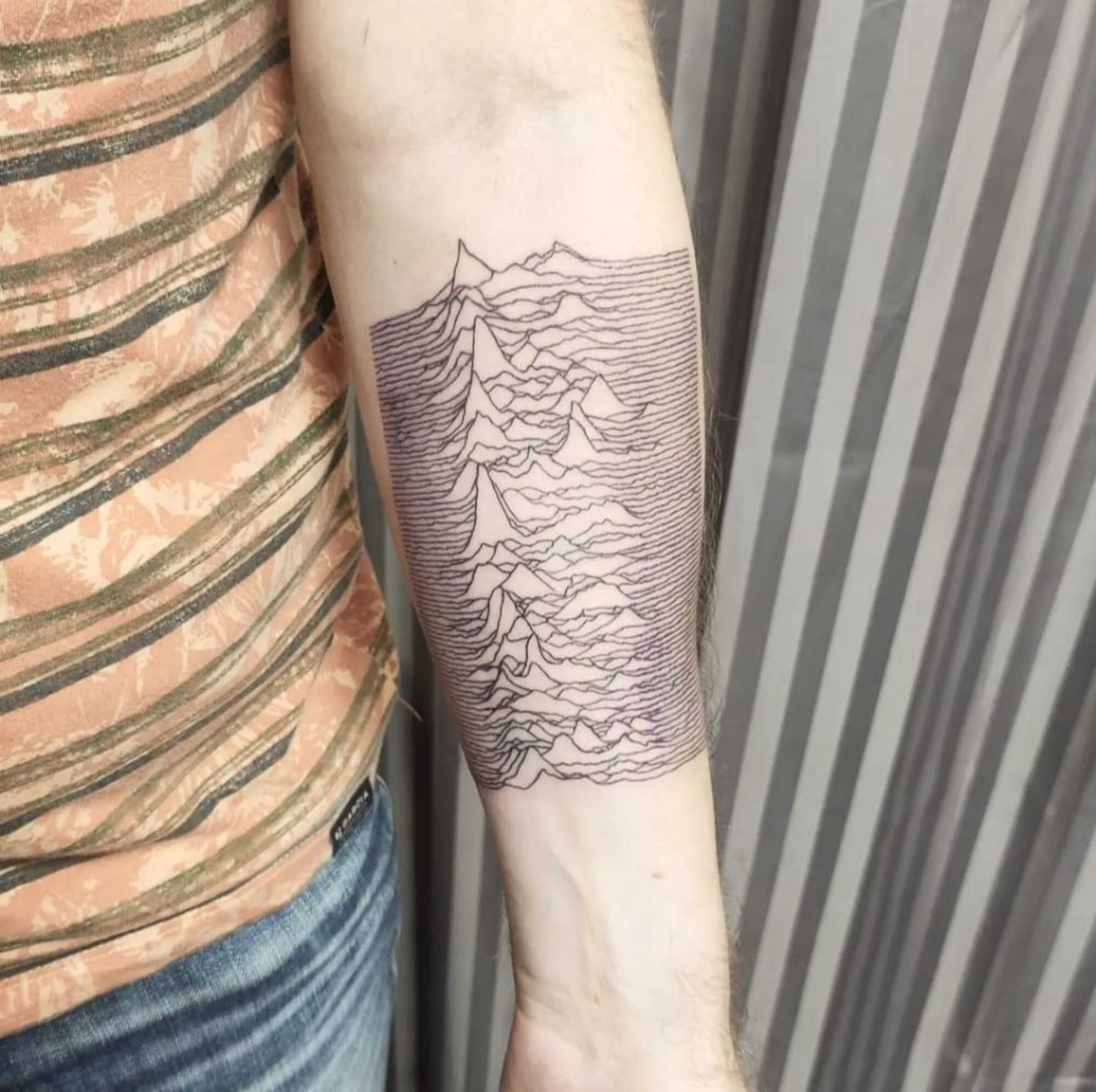 My Unknown Pleasures tattoo Looking to get something else on the inside of  my arm  rJoyDivision